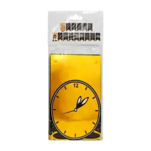 Banderín-banner decorativo, feliz año nuevo, copas y reloj en tonos d…