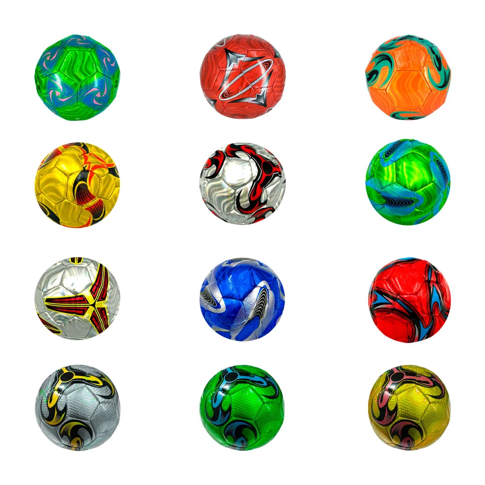 Balón para futbol del no.5 con diseño holográfico metálico , variedad…
