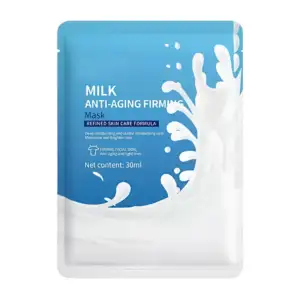 Mascarilla facial anti-arrugas bicaoyuan con extracto de leche, 30ml …