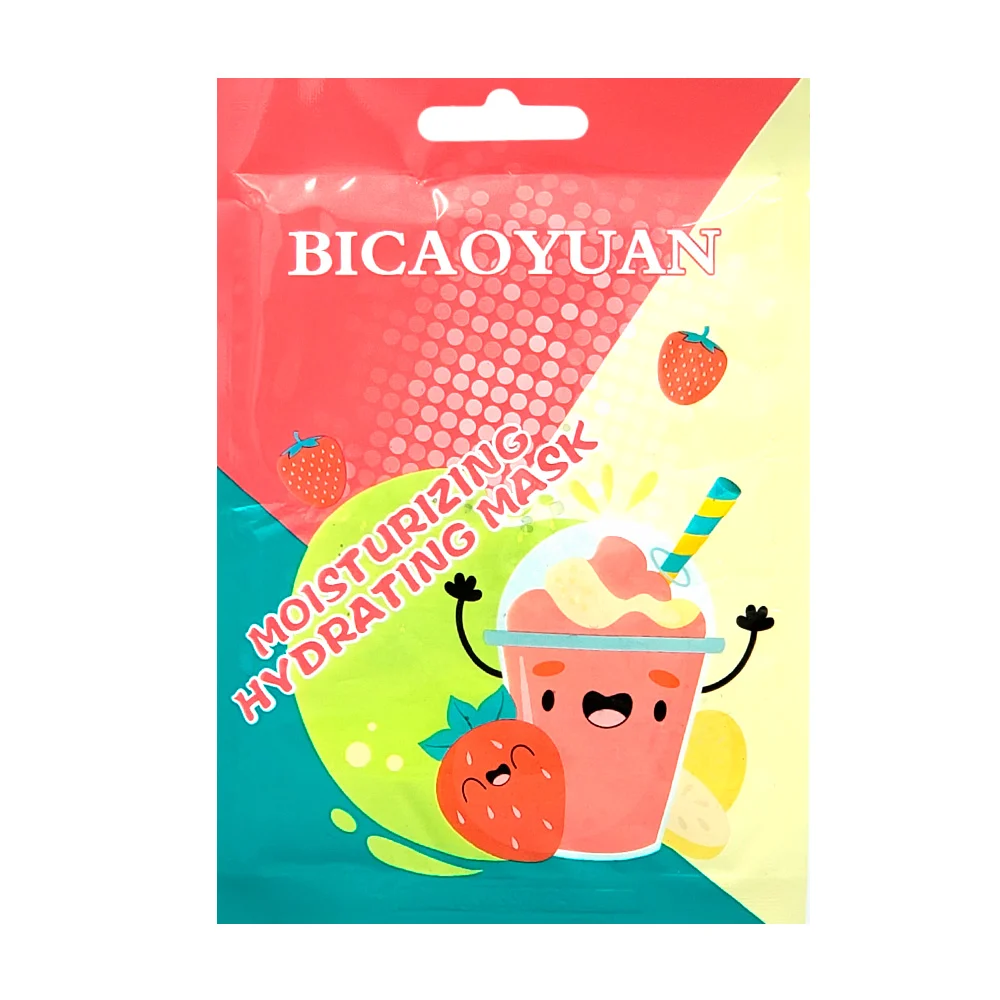Mascarilla facial hidratante bicaoyuan con extracto de bebida de fres…