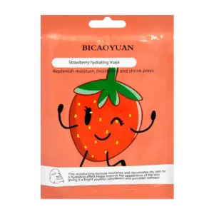 Mascarilla facial hidratante bicaoyuan con extracto de fresa, 25ml / …