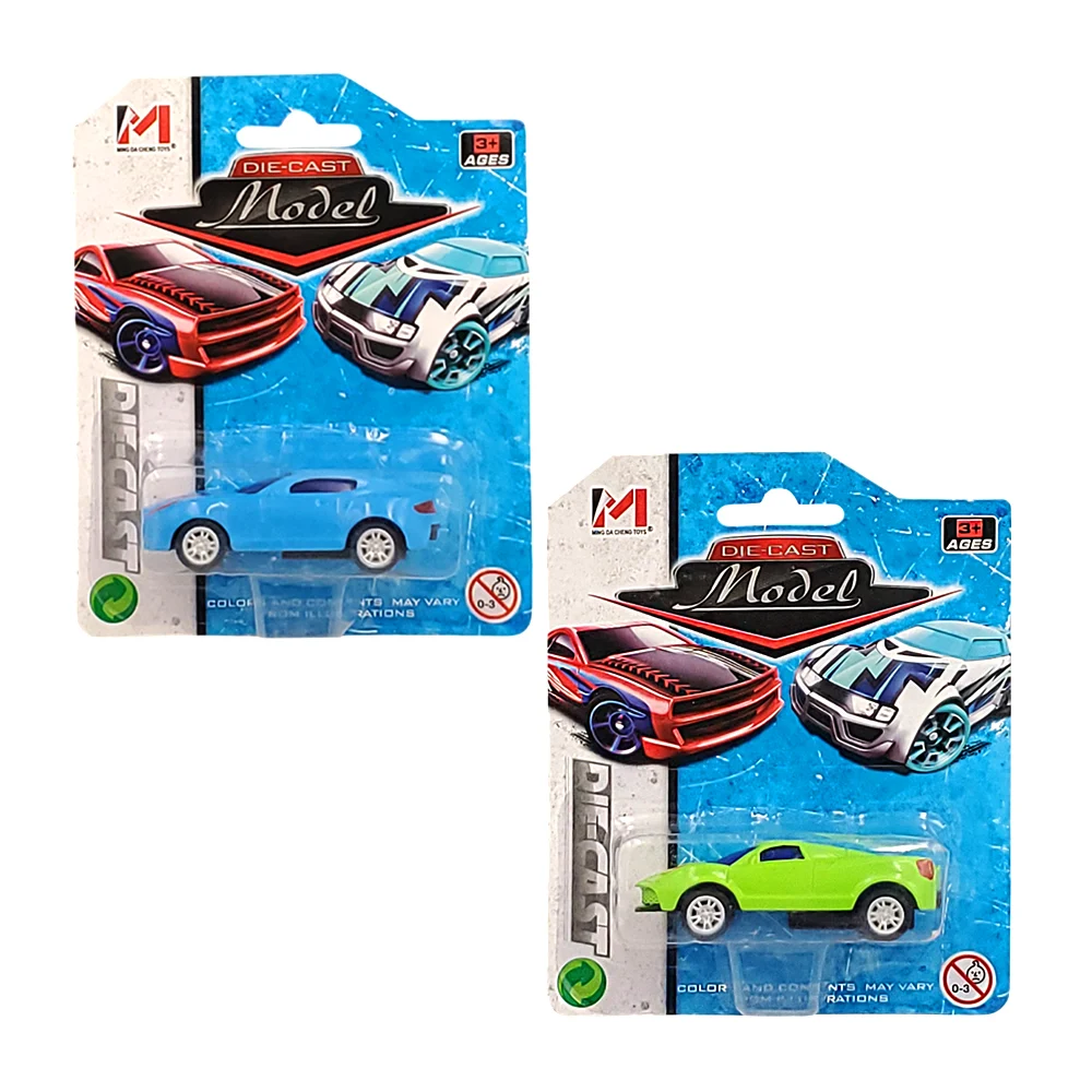 1pza Carro metálico coleccionable, variedad de modelos y colores / c6…