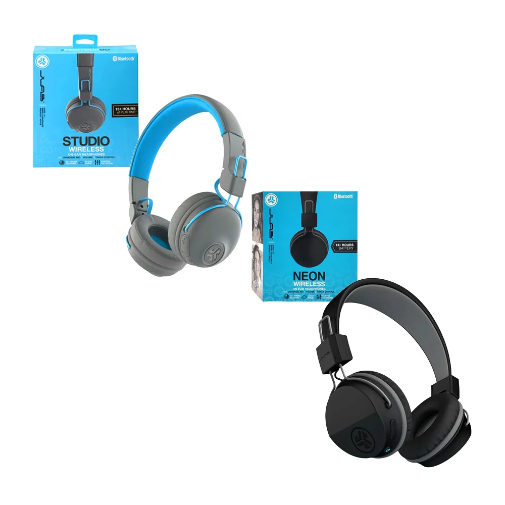 Audífonos jlab tipo diadema bluetooth, variedad de colores / hbneonrb…