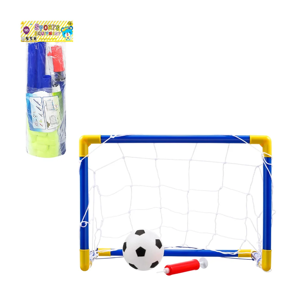 Portería armable de plastico para fútbol, 51x23x36cm