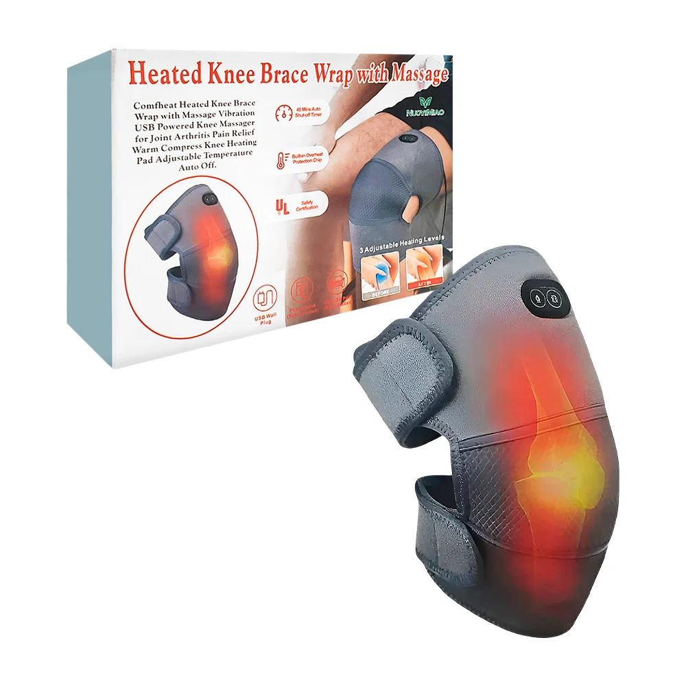Rodillera con vibración interna y niveles ajustables de intendidad + …