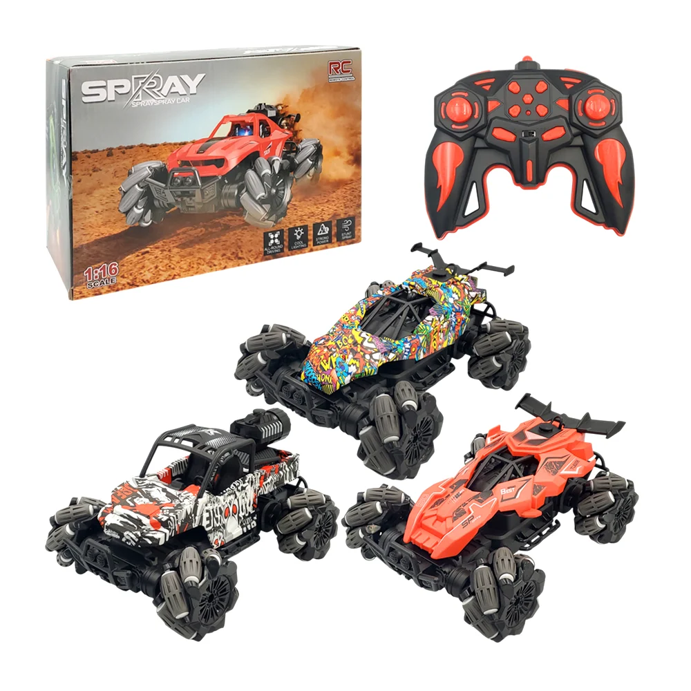 Carro bidireccional a control remoto, 1:16 scale, luces y lanzador de…