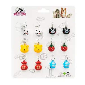 1pza Planilla de cascabeles pequeños, metálicos para mascotas con dis…