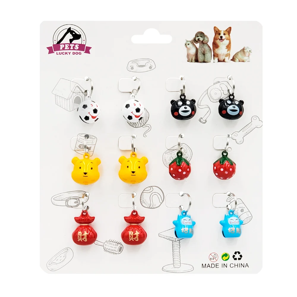 1pza Planilla de cascabeles pequeños, metálicos para mascotas con dis…
