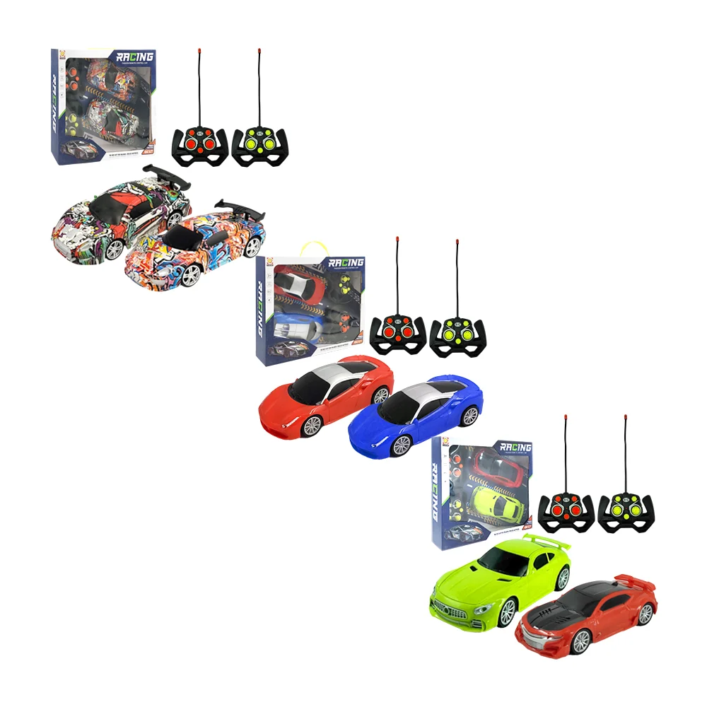 Set 2 carros deportivos racing a control remoto, 1:22, varios colores…