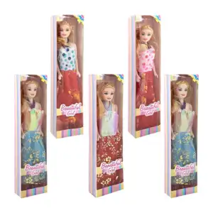 Muñeca beautiful girl con vestido largo, variedad de modelos / ts85106