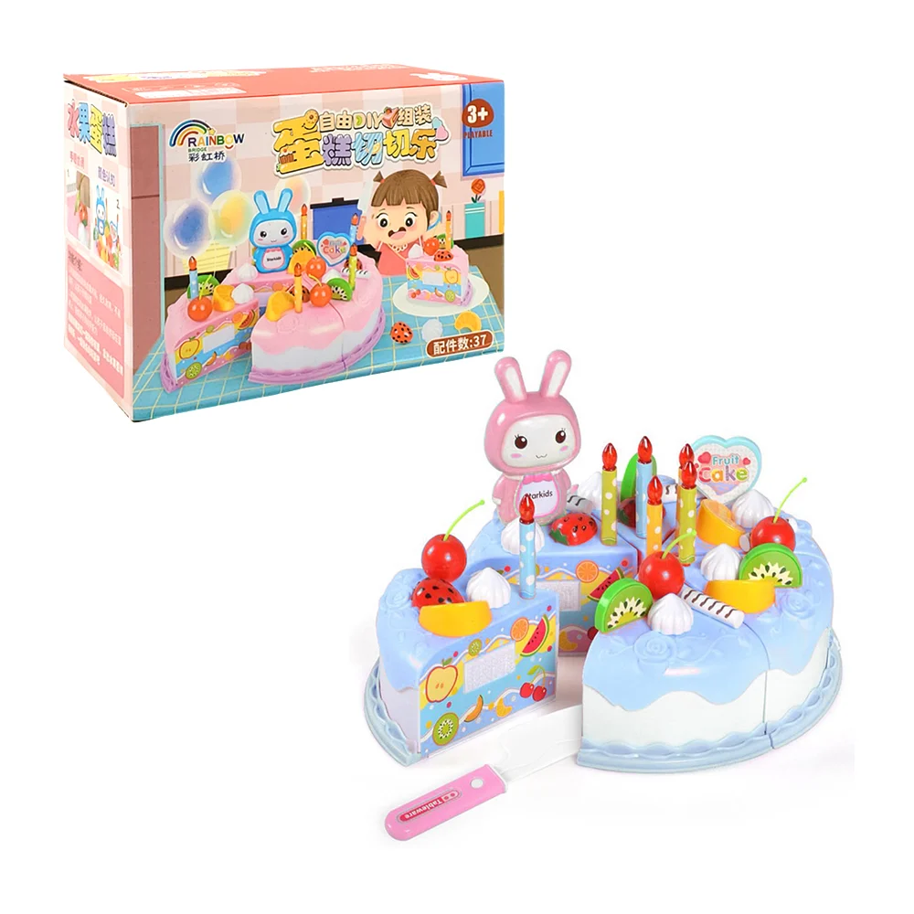 Set de juguetes armables en forma de pastel infantil, con accesorios …