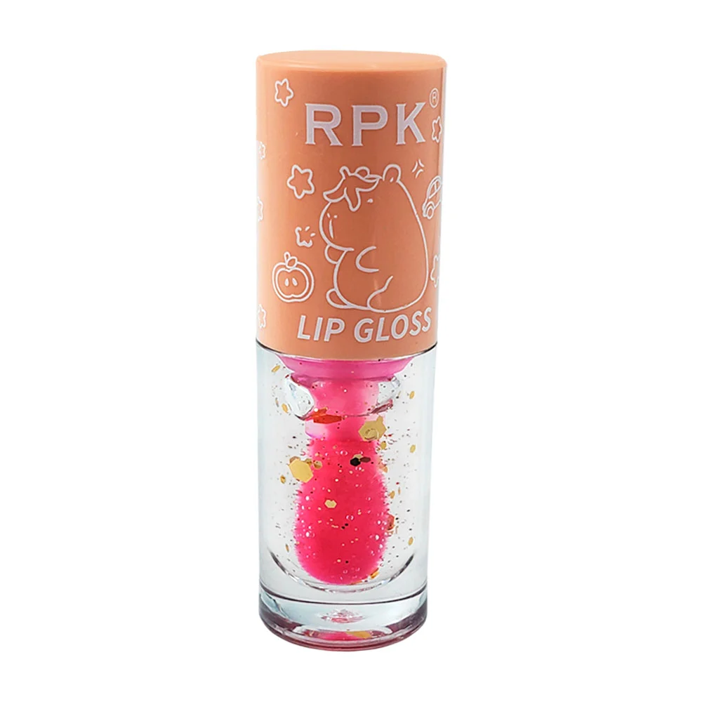 Gloss / brillo labial mágico con aroma, estampado de capibara / rpk /…