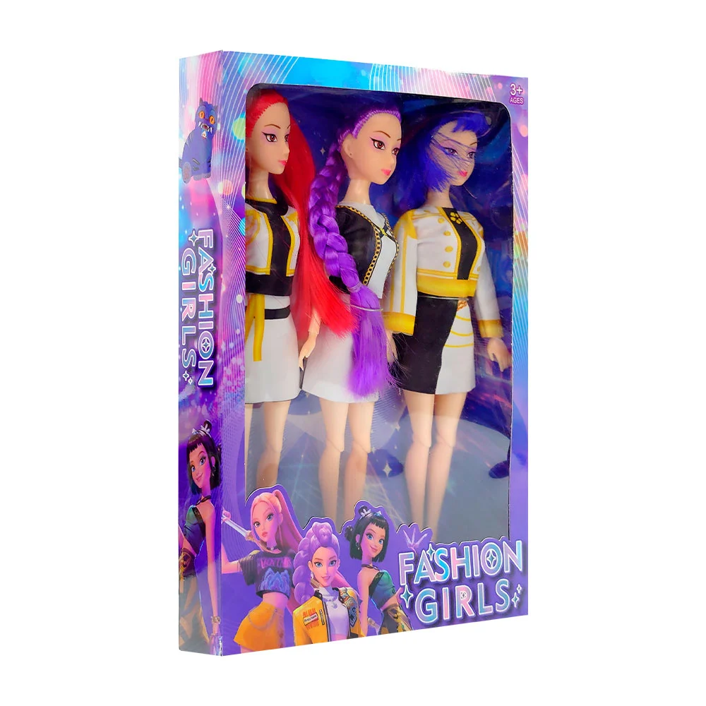Paquete con 3 muñecas articuladas fashion girls con luces y música / …