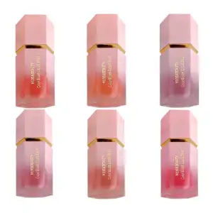 1pz blush líquido, botella hexagonal + esponja aplicadora, variedad d…