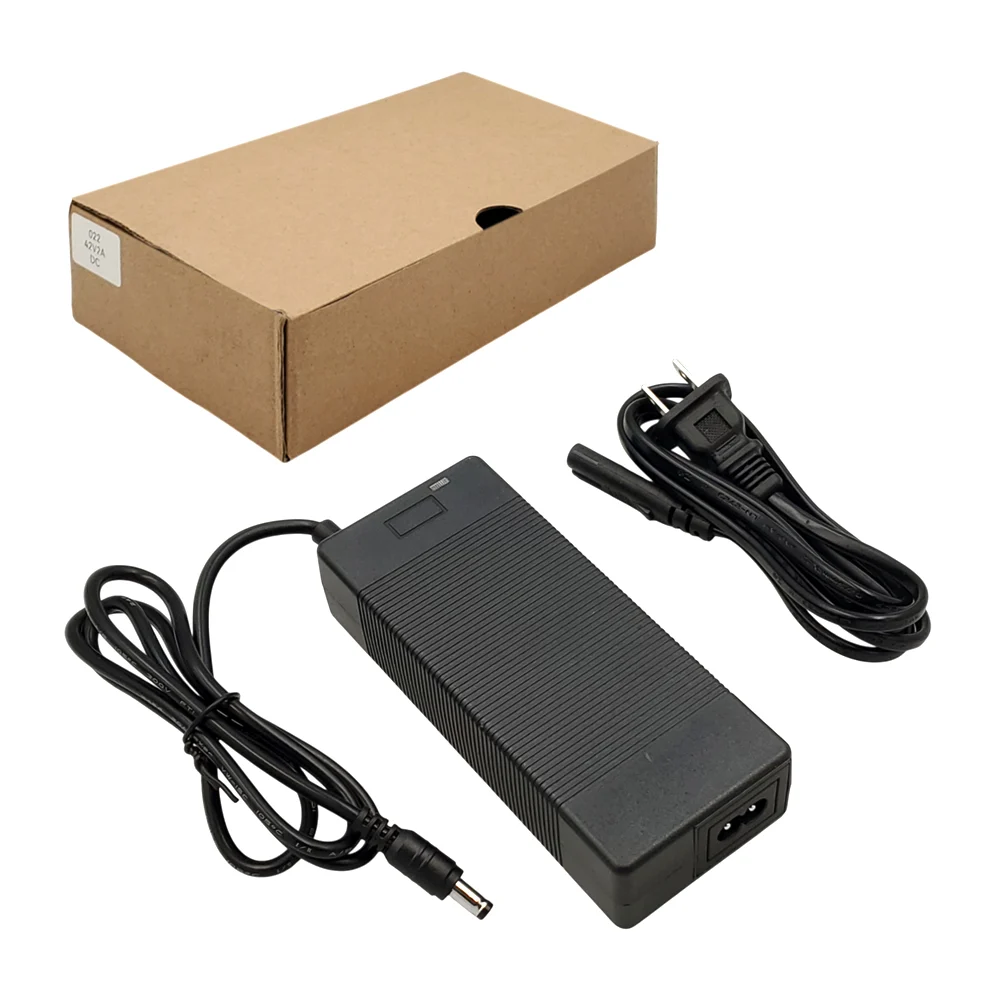 Cargador de 42v, 2a con conector 5x2.1mm para scooter eléctrico / li-…
