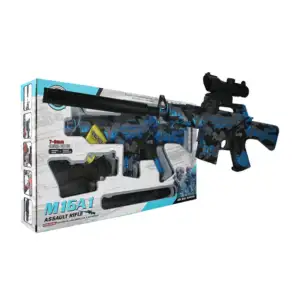 Pistola / rifle m16a1 recargable de hidrogel 7-8mm, diseño tipo camuf…