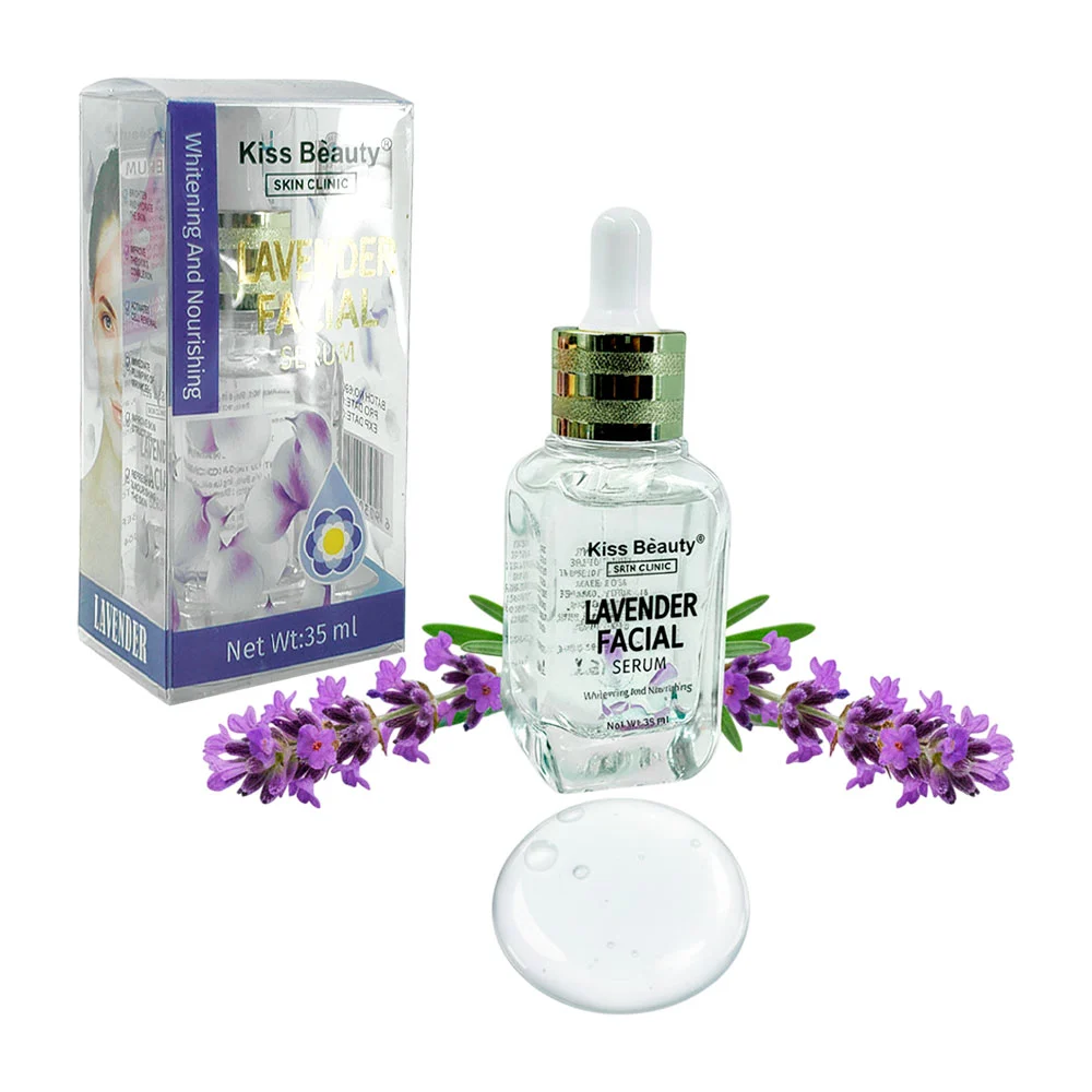 Serum facial con extracto de lavanda, iluminador y relajante facial, …