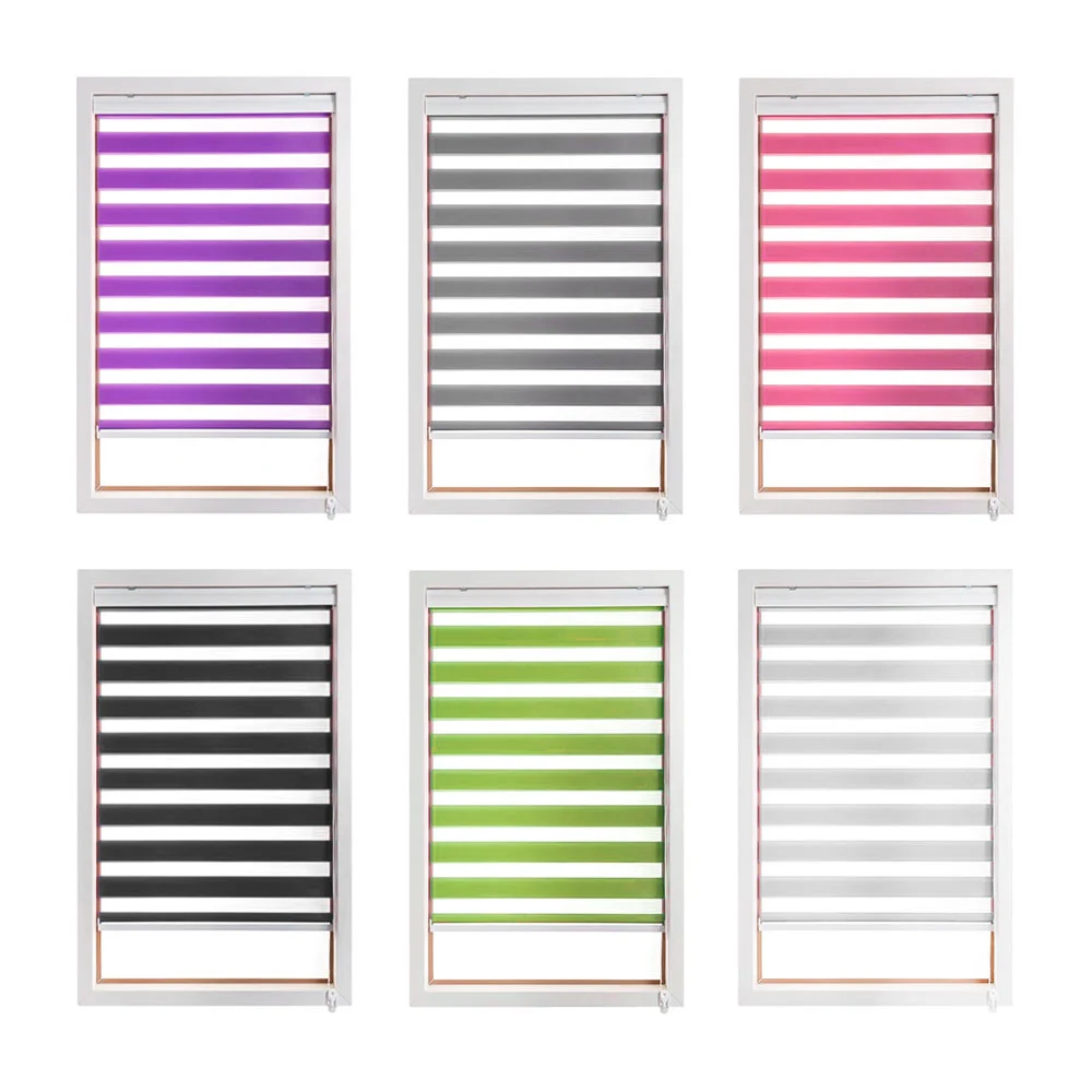 Persiana elegante blackout enrollable horizontal de 100x200cm