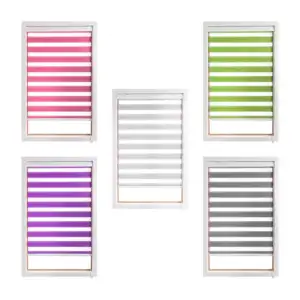 Persiana elegante enrollable horizontal de 160x200cm, variedad de col…