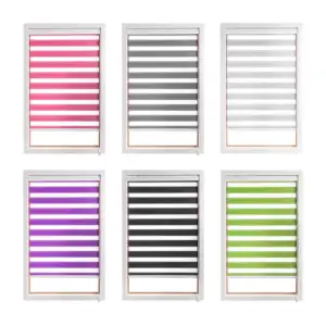 Persiana horizontal enrollable elegante de 180x200cm, variedad de col…