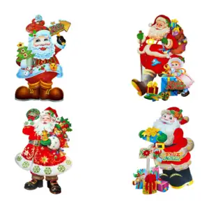 Adorno colgante con forma de santa claus, variedad modelos, diseño 3d…