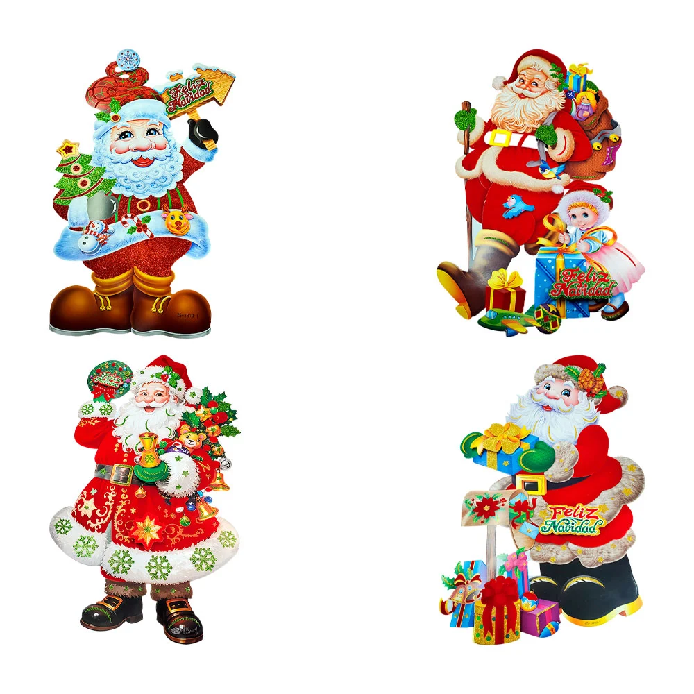 Adorno colgante con forma de santa claus, variedad modelos, diseño 3d…