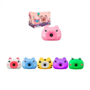 Cámara de burbujas para niños en forma de animales + repuesto, varied…