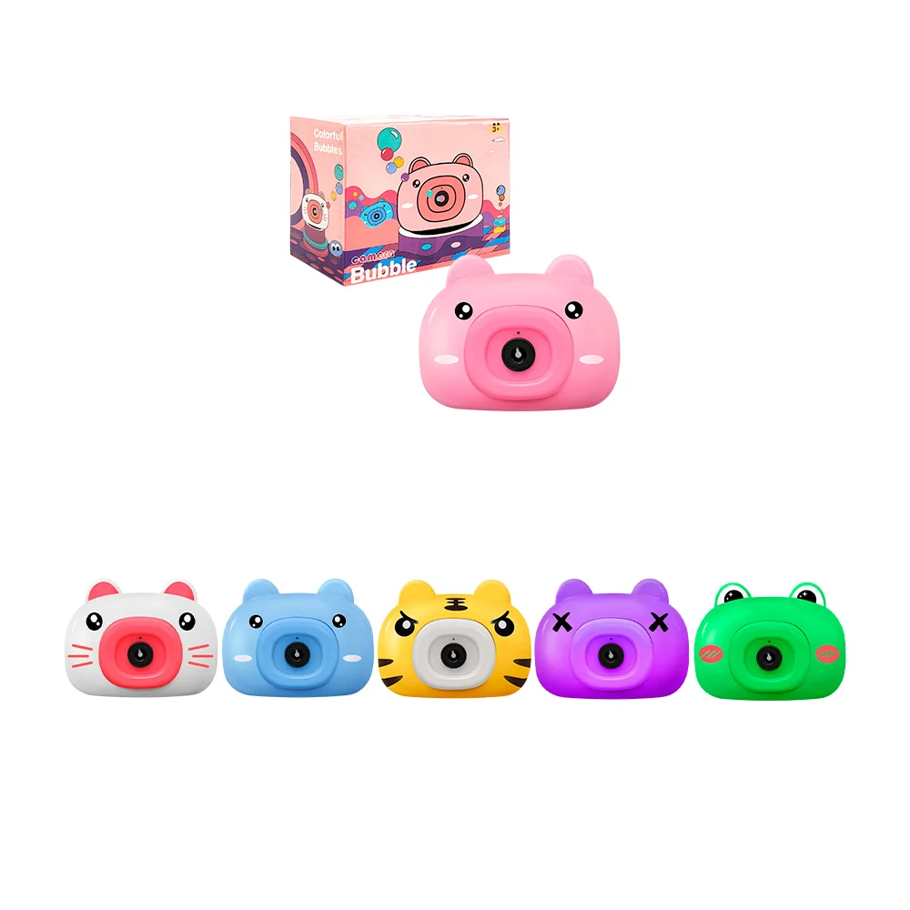 Cámara de burbujas para niños en forma de animales + repuesto, varied…