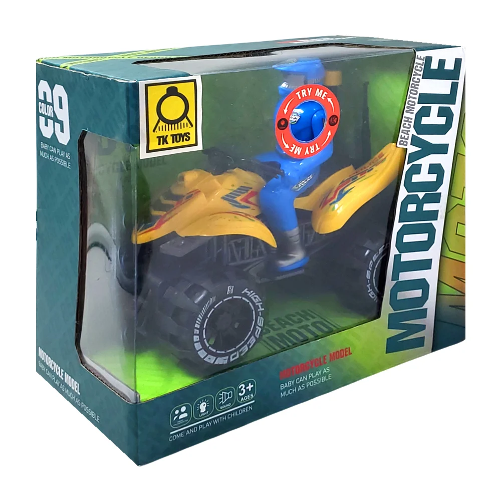 Motociclista en cuatrimoto todo terreno, beach motorcycle / tk toys/ …