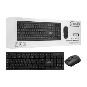 Set teclado y mouse inalámbricos, diseño para oficina, ergonómico con…