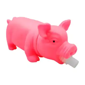 Cerdito de juguete con chifle, 21x11x7.5cm / squeeze animal / c4310
