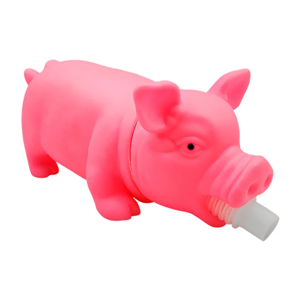 Cerdito de juguete con chifle, 21x11x7.5cm / squeeze animal / c4310