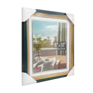 Portarretrato 20x25cm, diseño elegante, marco con detalles dorados ef…