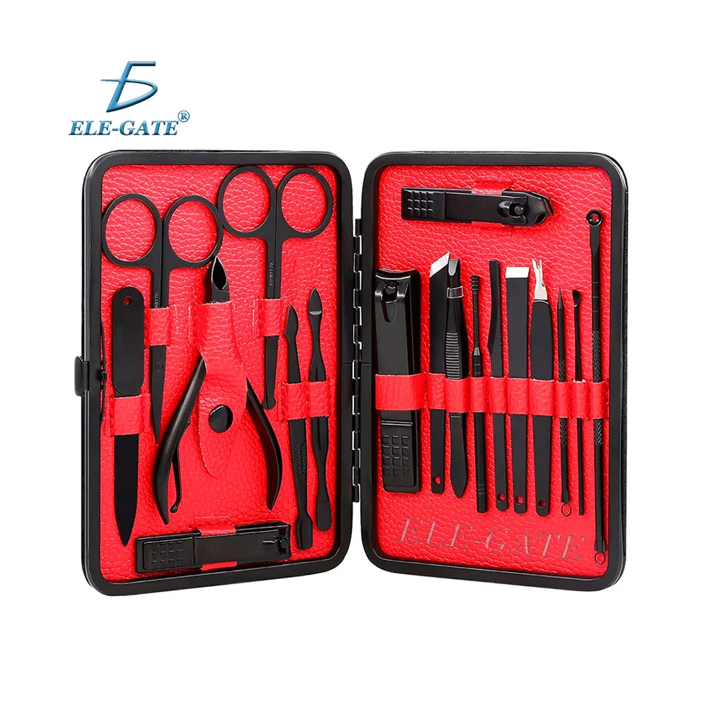 Estuche profesional 24 en 1 con accesorios para manicure - agujas par…