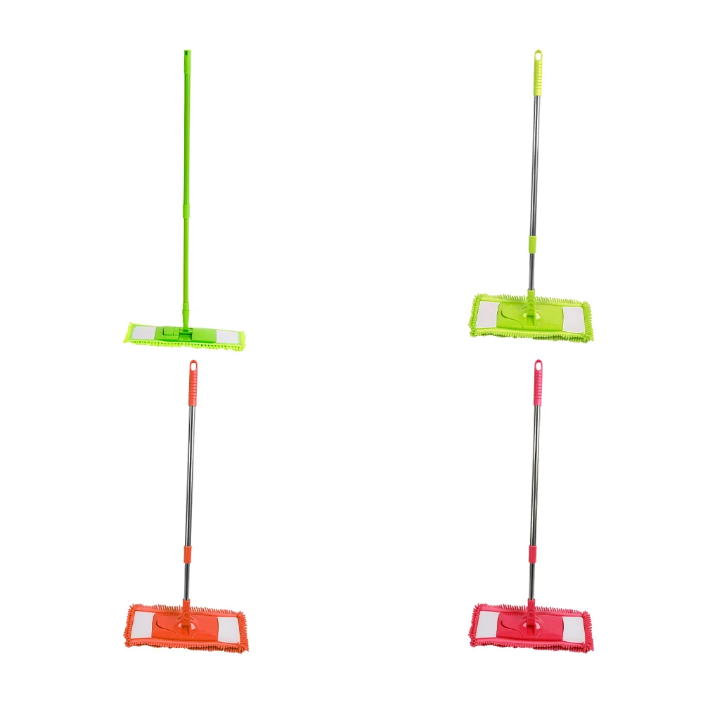 Trapeador / mopa plana de microfibra con tubo ajustable, variedad de …