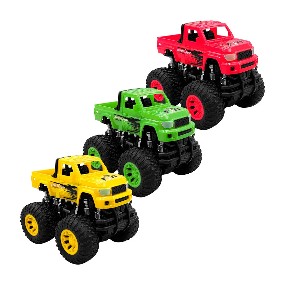 Carrito/camioneta monster con fricción, variedad de colores / max-4x2…