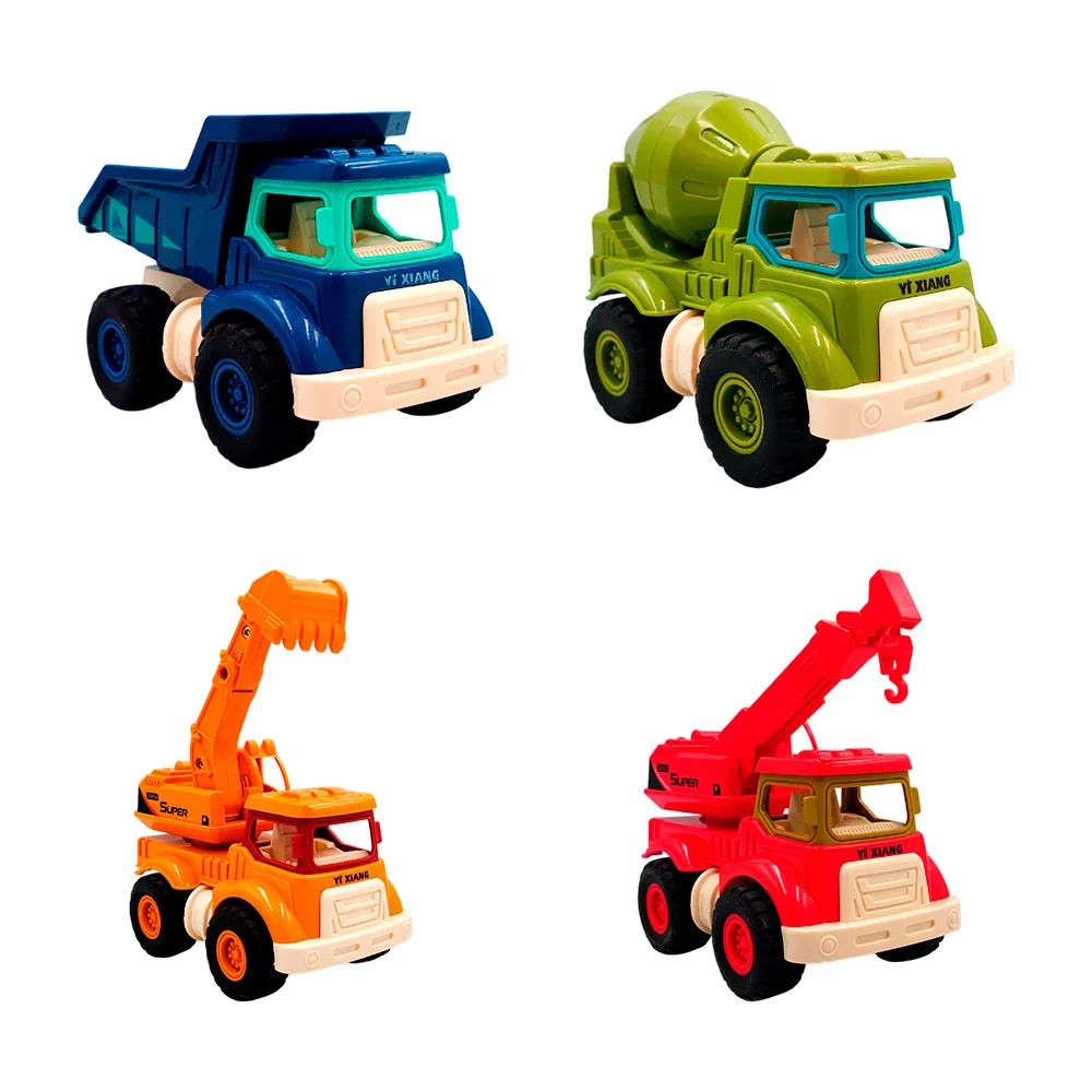 Juguete de fricción tipo carrito/camion de construcción, variedad de …