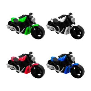Motocicleta de juguete con fricción, variedad de colores  / j24
