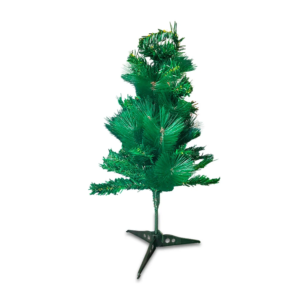 Pino / árbol de navidad artificial chico en color verde, 60cm y 60 ra…