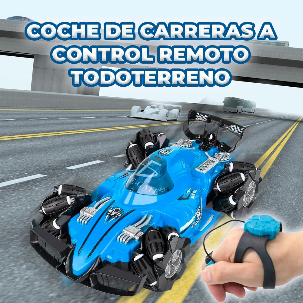 Coche de carreras con sensor teledirigido ele-gate tipo f1 con luces,…