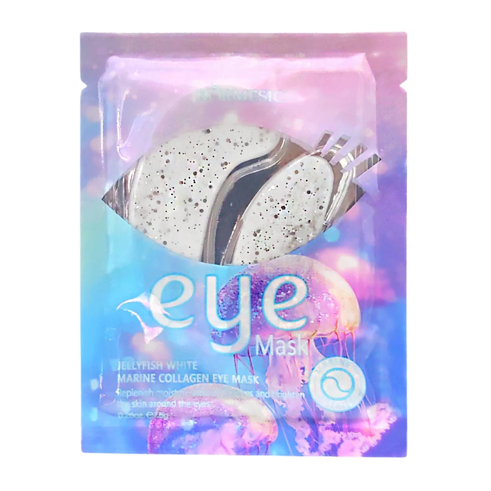 Mascarilla de gel para ojos, hidratante con colágeno marino blanco de…