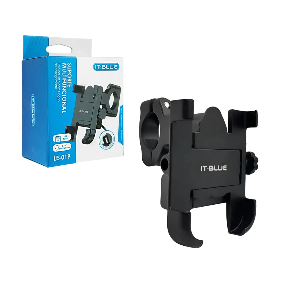 Soporte para el celular, ajustable al manubrio, con puerto usb / le-0…