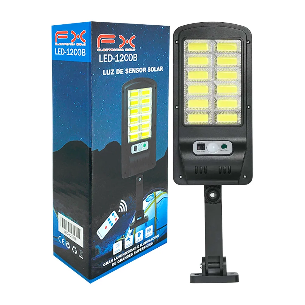 Lámpara solar suburbana, led fría, a prueba de agua + control remoto …