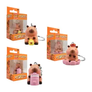 Llavero pop con diseño de capibara, variedad de modelos / llave.cap