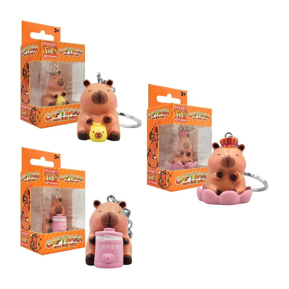 Llavero pop con diseño de capibara, variedad de modelos / llave.cap