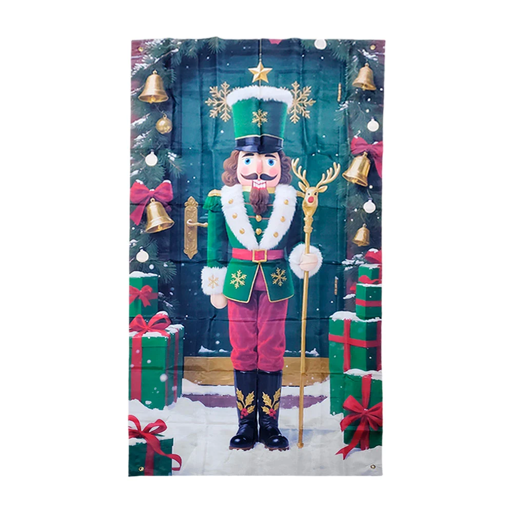 Lona decorativa rectangular con estampado navideño, 1.85mx90cm / lu21…