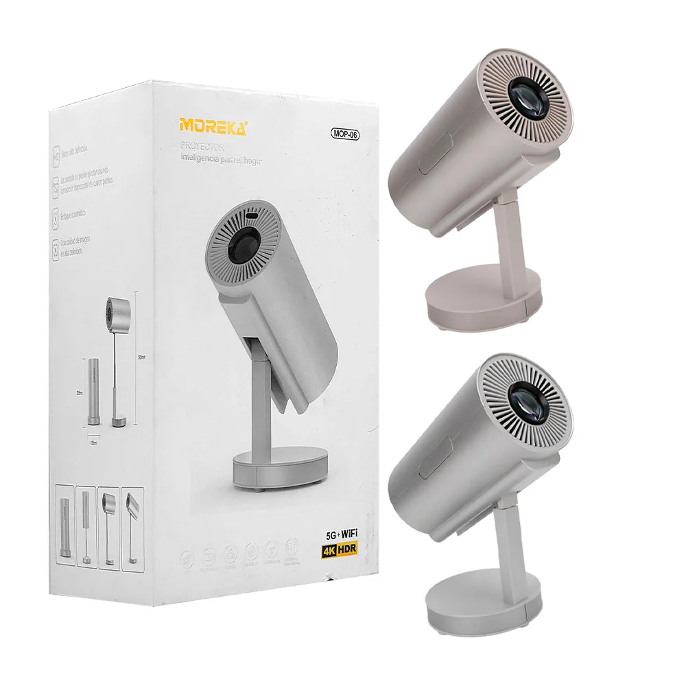 Proyector de alta definición, diseño moderno, inalámbrico, 215x120mm …