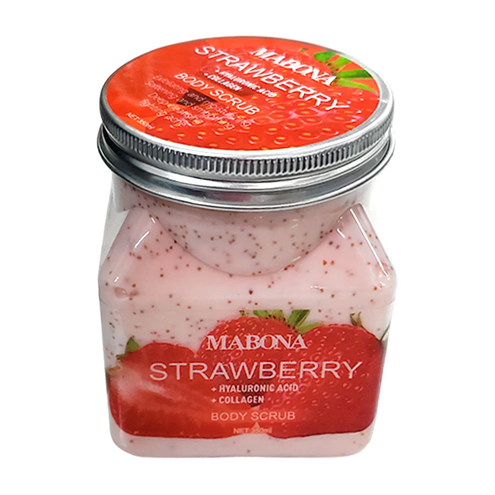 Exfoliante corporal hidratante mabona con extracto de fresa, 350ml / msg8645