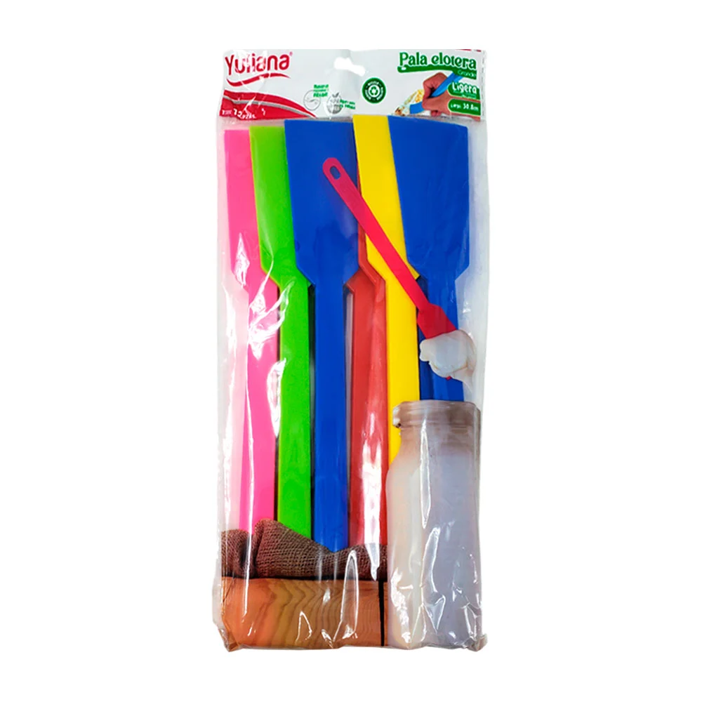 Paquete con 12 espátulas miserables de plástico pequeñas, 21.2cm, var…