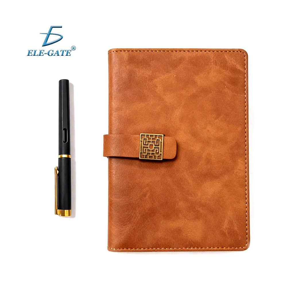 Set de regalo para caballero, libreta con broche magnético + pluma / …